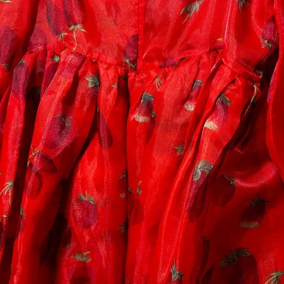 Selkie Strawberry Puff Dress - Picture 7 of 8
